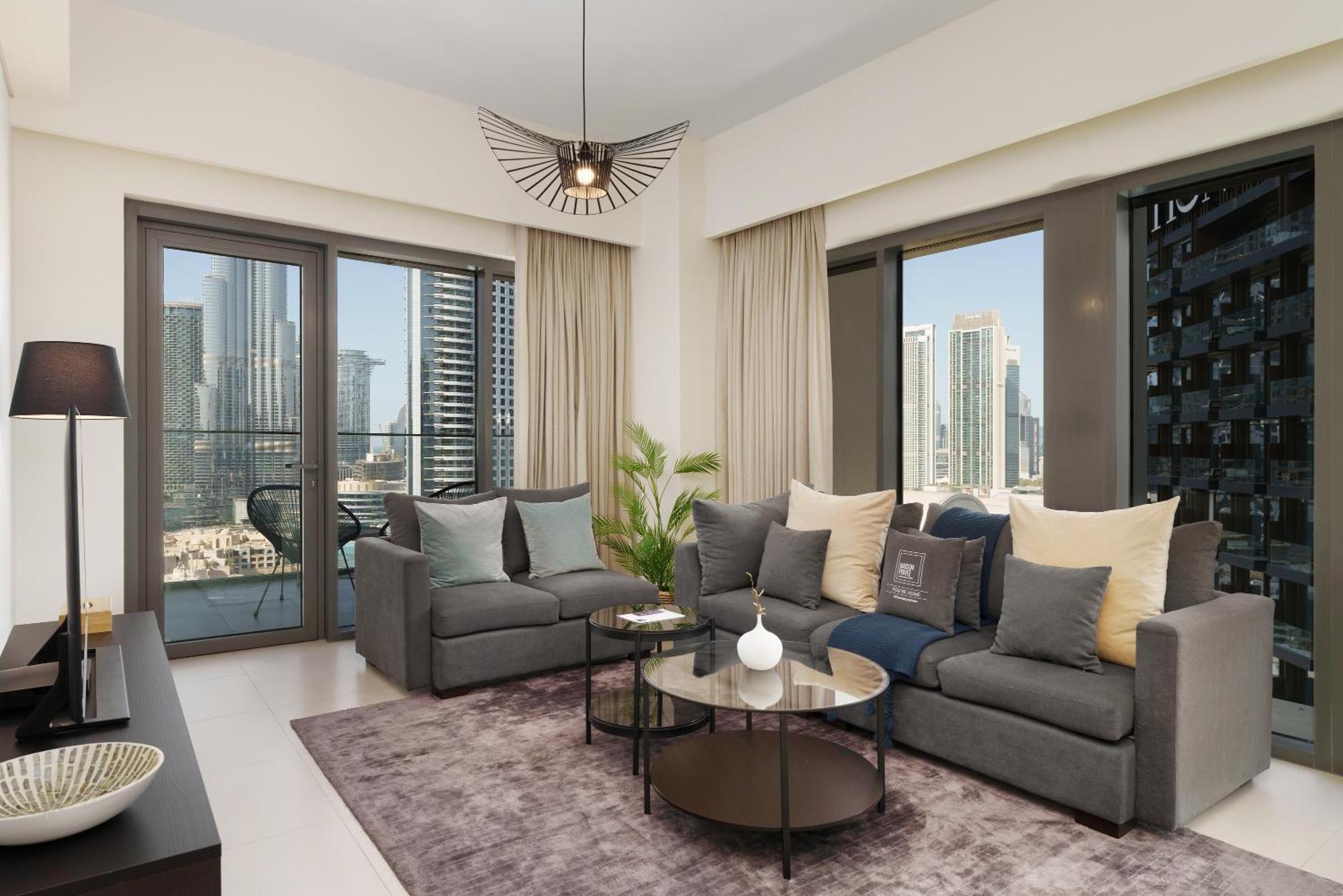 Maison Privee - Elevated Living With Spectacular Burj Khalifa Views Dubaj Kültér fotó